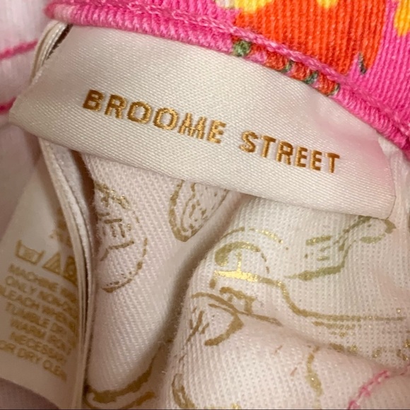 Kate Spade 30 Broome Street Floral Pink Capri Pants - Picture 11 of 11